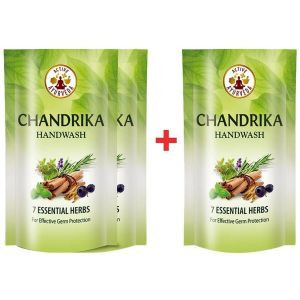 Chandrika hand wash germ shield 180ml x 2+1