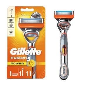 Gillette fusion 1 razor+1 cartdge+1 battery