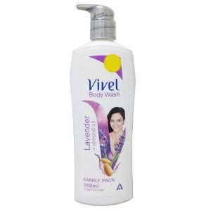 Vivel body wash lavender+almond oil family pack 500ml