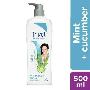 Vivel body wash mint+cucumber family pack 500ml
