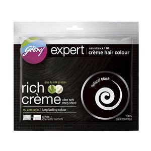 Godrej exp creme hair colour n blk100 ml 4.16