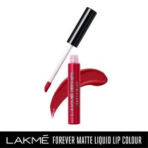 Lakme forever matte liq. lip clr 03 red revival 5.6ml