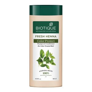 Biotique ad. ayurveda bio henna leaf shampoo&condtnr 180ml