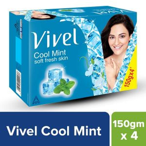 Vivel cool mint soft fresh skin soap 4 * 150 gm