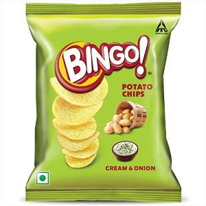 Bingo Potato Chips Cream & Onion 24 G