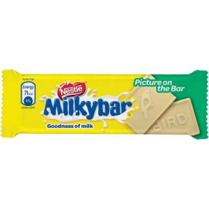 Nestle milkybar picture on the bar 13g