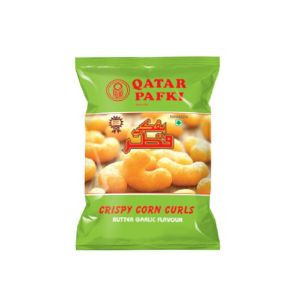 Qatar pafki crispy corn curls butter garlic flav 23g