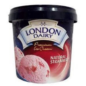 London dairy simply strawb  ice cream  1 ltr