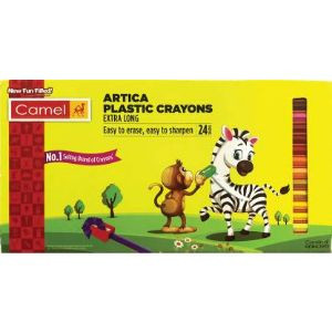 Camel artica plastic crayons 5000 hx-24