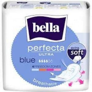 Bella perfecta ultra maxi grren/blue extra soft 16 pads