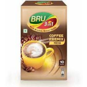 BRU 3IN1 COFFEE PREMIX MOCHA 140GM