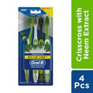 Oral -b neem extract 4 n tooth brush
