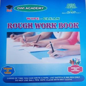 Dwi academy wipe clean rough work book