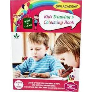 Dwi academy kids drawing & colouring book