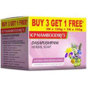 K.p namboodiris dasapushpam herbal soap 4*100