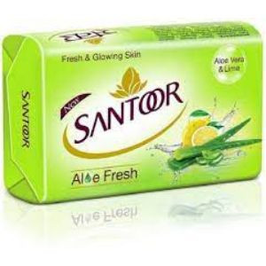 Santoor aloe fresh with aloe vera & lime 100gm
