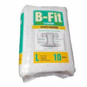 B-fit economy adult diaper l 10pc