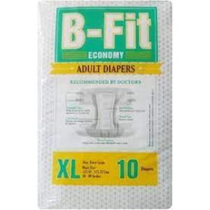 B-fit economy adult diaper xl 10pc
