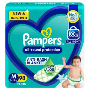PAMPERS ALL-ROUND PROTECTION WITH ALOE M-98 PANTS 7-12 KG