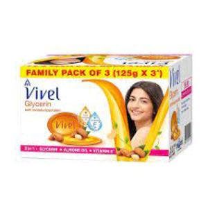 Vivel Glycerin Soap 125Gm X 3