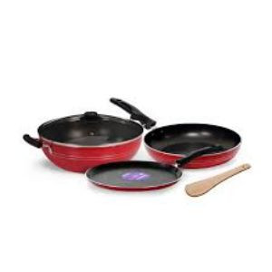 Blueberry Ktf Nib With Glasslid Non-Stick Cookware