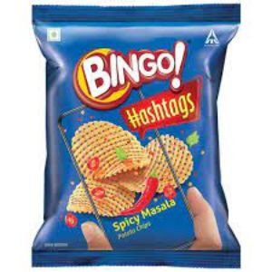Bingo Hashtags Spicy Masala Potato Chips 58gm
