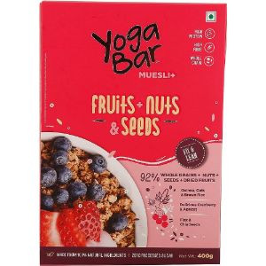 Yoga Bar Muesli  Fruits + Nuts & Seeds 400Gm