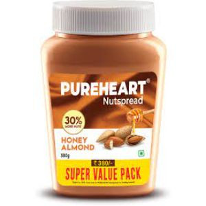 Pureheart Nutspread Honey Almond 380Gm