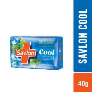 Savlon Cool Soap Menthol & Glycerine 40G
