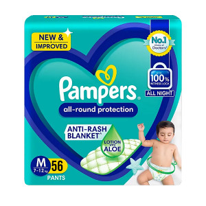 PAMPERS ALL-ROUND PROTECTION LOTION WITH ALOE M56 P 7-12KG