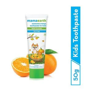 Mamaearth Awesome Orange Toothpaste For Kids 50G