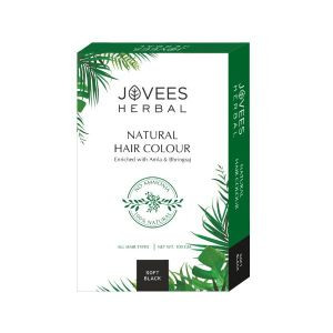 Jovees Herbal Natural Hair Colour Soft Black 100G