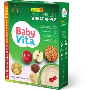 Baby Vita Multi Millet Wheat Apple  280G