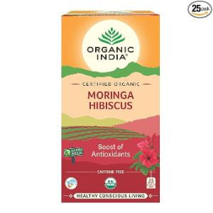 Organic India Moringa Hibiscus 25Nos Bags
