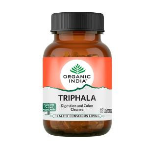 Organic India Triphala Digestion & Colon Cleanse 60 Caps