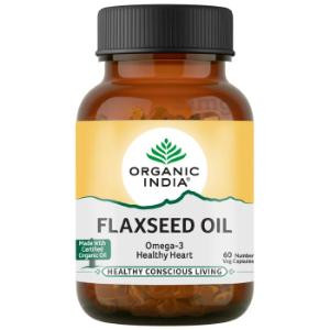 Organic India Flaxseed Oil 60Cap