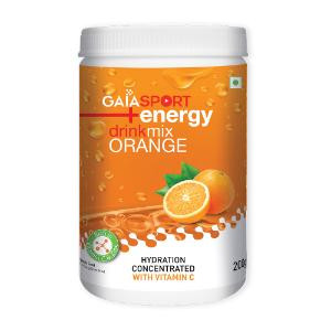 Gaia Sport Energy Orange Drink Mix 200Gm