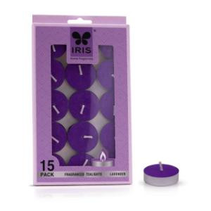 Iris Fragranced Tea Light 9G Lavender 303