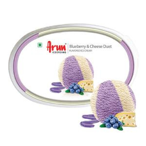 Arun blueberry &cheese tub 1000 ml
