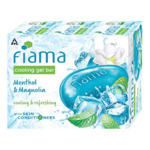 Fiama Menthol & Magnolia Cooling Gel Bar 125 Gm Bar Buy 3 Get 1