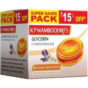 K.P Namboodiris Aroma Glycerin Soap Multi Pack 100Gm*3