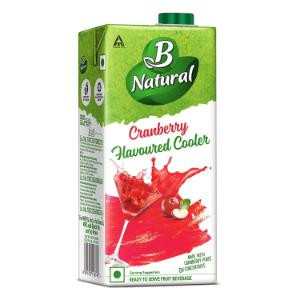 B Natural Cranberry Flavoured Cooler 1 L