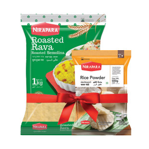 Nirapara Roasted Rava 1 Kg+Rice Powder 500 Gm Free