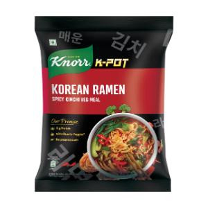 Knorr Korean Ramen Spicy Jjajangmyeon Veg Meal 110Gm