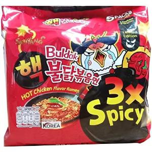 Samyang Carbonara 3X Spicy   Buldak  Chicken Flv Noodles 140Gm