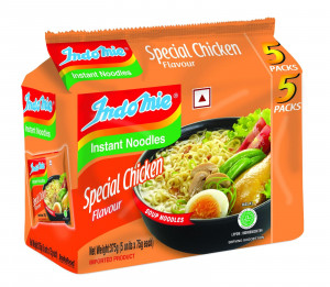 INDOMIE INSTANT SOUP NOODLES SPECIAL CHICKN FLAVOUR 5X75g