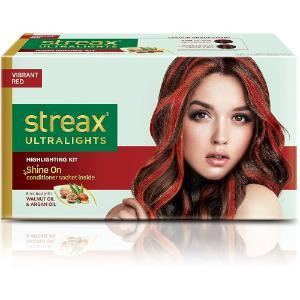 Streax ultralights highlightng kit vibrant red