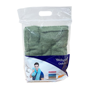 Welspun Towel Green 70*150Cm