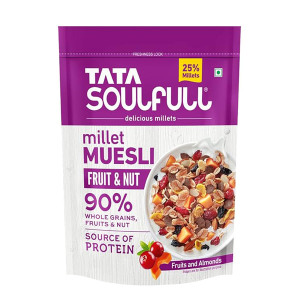 Tata Soulful Delicious Millets Muesli Fruit & Almond 500G