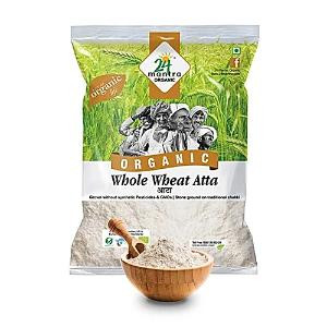 24 mantra organic whole wheat atta premium 1 kg